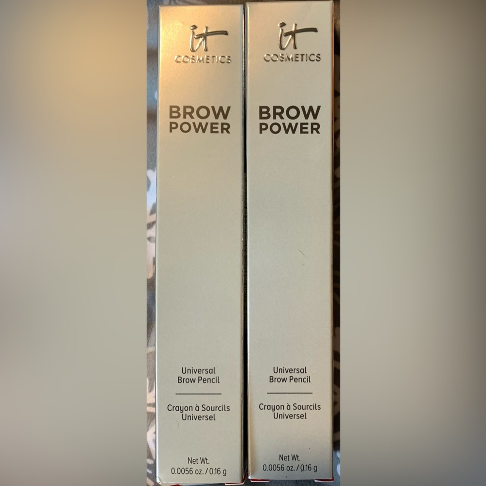 NIB IT Cosmetics Brow Power Universal Taupe Brow Pencil 2 pack $36